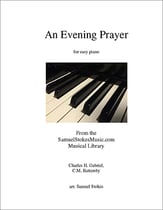 An Evening Prayer - for easy piano piano sheet music cover